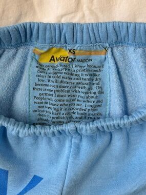 Aviator Nation Logo Sweatpants Sky Blue Excellent Condition
